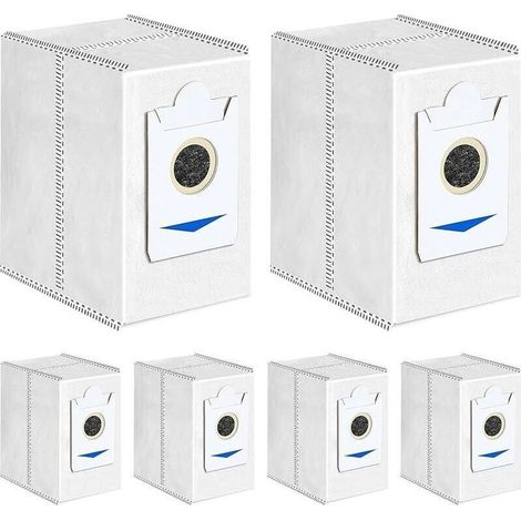 6 Staubbeutel für Ecovacs DEEBOT T30 Pro Omni, Zubehör für den Saugroboter T30 Omni, 3,4-Liter-Staubbeutel mit großem Fassungsvermögen (1/5)
