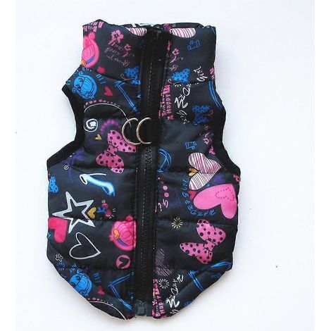 Hundebekleidung Welpen-Outfit Weste Warme Hundebekleidung für kleine Hunde Winter Winddichte Haustier-Hundejacke Mantel 13 (1/5)