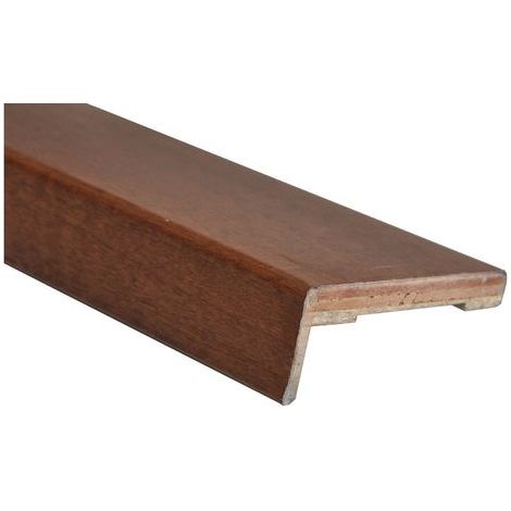 COPRIFILO CON ALETTA CM. 7X1X225 NOCE SCURO