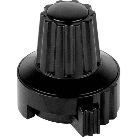 Tête de bouton de réglage Mentor 4331.6031 avec marquage noir (Ø x H) 22.8 mm x 23.1 mm 1 pc(s)