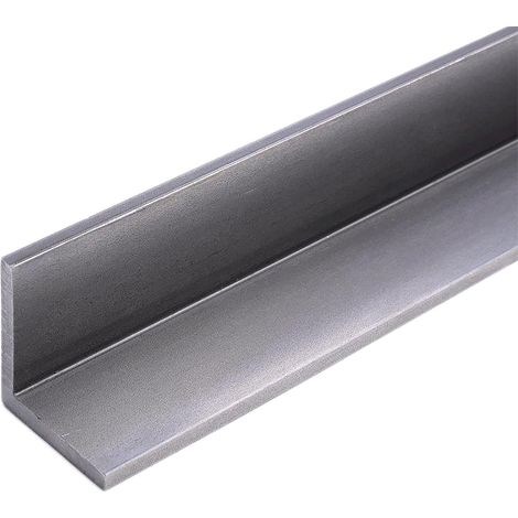 Rs Pro – Équerre en acier doux 1m – Largeur 25mm – Hauteur 25mm – Épaisseur 3mm – Lot de 3 pour constructions précises