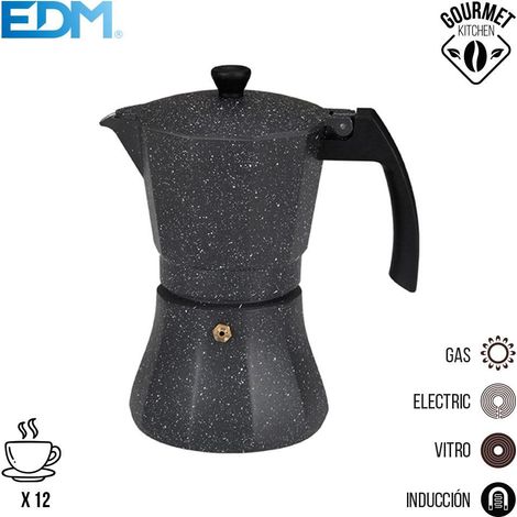 Gourmet Kitchen 12-Tassen-Aluminium-Induktionskaffeemaschine