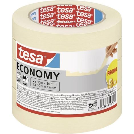 tesa Economy 55318-00000-04 cinta de enmascarar blanca