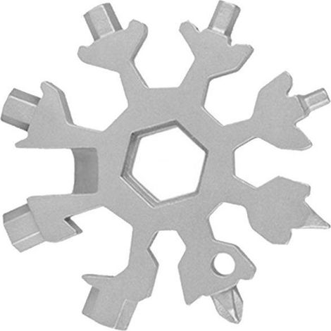 Multitool - 18 En 1 - Acero Inoxidable - 6 4 Cm - 78 G - Para Exteriores Y Reparaciones Rápidas (1/5)