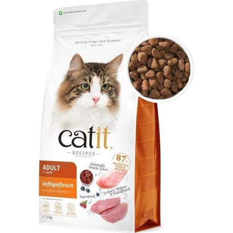 Catit Recipes Adult Pollame alimentazione per gatti 2 kg