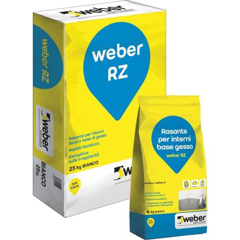 Weber rz rasante bianco sacco kg 4