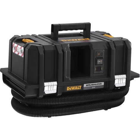 Dewalt – Aspirateur professionnel humide et sec 54V – Moteur Brushless 2000W – Classe M pour poussières dangereuses – Tuyau 2.4m