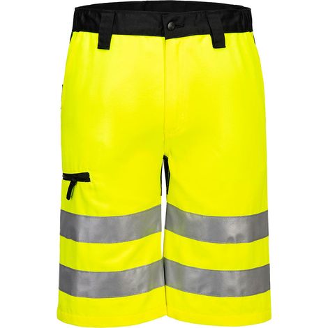 Bermuda de Trabajo Alta Visibilidad Ecológica WX2  Verano - Amarillo/Negro (1/2)