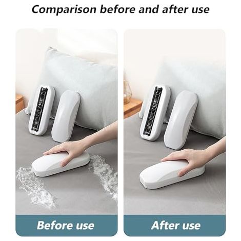 Ramasseur de Miettes Brosse à Tapis Balayeuse à Tapis 2 Pièces Roulant à Main Ergonomique en Poils PP Brosse à Miettes en Coquille d (1/5)