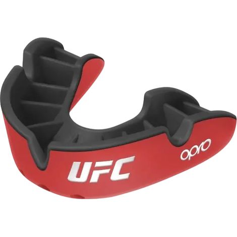 Opro UFC Silver GEN2 Mundschutz Rot/Schwarz (1/4)