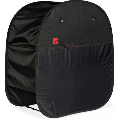Housse de barbecue Pop'Up en polyester noir – Dimensions 110x60x120 cm – Housse imperméable avec 4 aérateurs – Protection optimale contre la rouille – Cov'Up (1/7)