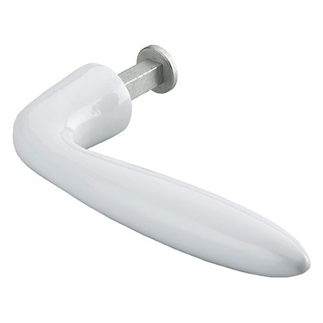 Thirard – Béquille Deauville pour porte – Carré 7mm – Finition epoxy blanc – Usage intérieur – Garantie 5 ans (1/2)