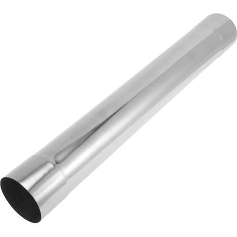 Tube D'Échappement Mandrin Droite Argenté 1pc Pour Auto DIY T304 (1/5)