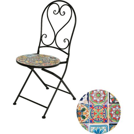 Chaise Mosaique Modèle Praga, Usage Extérieur. - OEM (1/2)