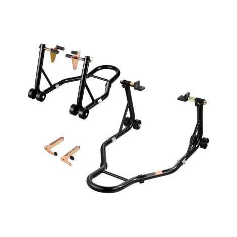 Béquille Roue Avant et Arrière - Lève Moto Charge 499 kg (1/5)