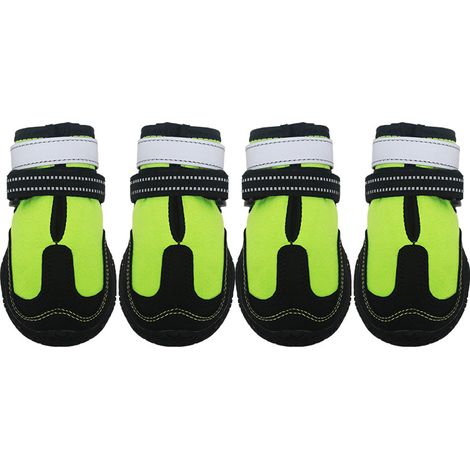 Filiyano-Chaussures imperméables pour chiens, coussinets pour pattes avec éléments réfléchissants et