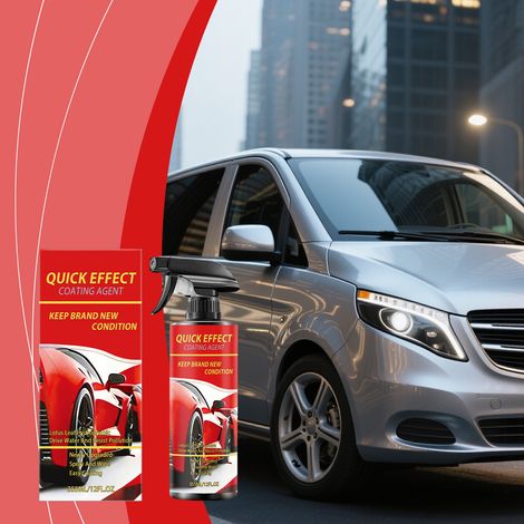 Autopflegespray für die bequeme tägliche Reinigung, Nano-Reinigung, Glanzverstärkung und Rostschutz, schützt den Glanz des Autos – 355 ml -- BIEMMEDUE (1/5)