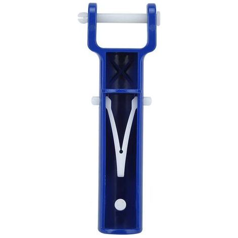 1 brosse de nettoyage de piscine, bleue, pour parois, fond, marches et carrelage-AquaForge (1/5)
