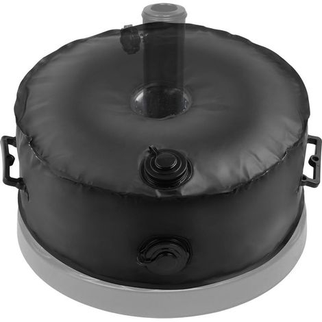 Sac de support de parasol 1 pièce, peut contenir 23 kg d'eau, sac de poids de parasol offset en polyester 1200D pour support offset de 8 cm de diamètre (1/5)