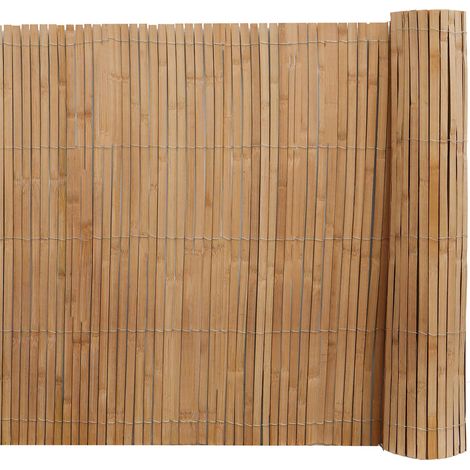 120x300 Valla de Bambú Natural - Malla Ocultacion Balcon - Vallas Cañizo Jardin (1/5)