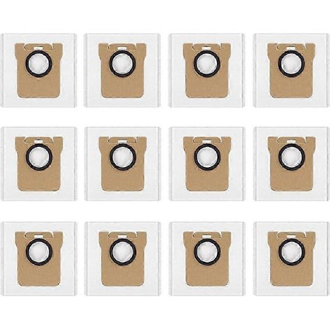 12 sacs à poussière compatibles avec les aspirateurs robots Mijia 5/5 Pro/OV21CN/X10+/X20+/S10/M30/M40 (1/5)