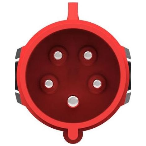 NRGkick 20001001 Adattatore di Alimentazione CEE 32A 5 Poli 3 Fasi 22 kW 400 V IP67 colore Rosso