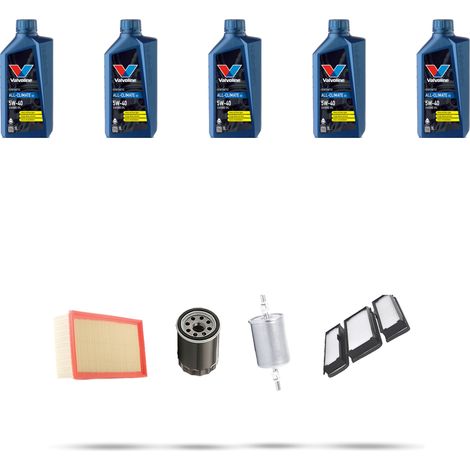 Kit tagliando 4 FILTRI e 5L OLIO compatibile con Citroen Dispatch I 2.0 16v 102kw dal 2000 (1/5)