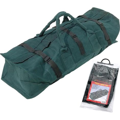 Neilsen 30" Large Water Resistant Canvas Tool Bag Zip Up Extra Holdall Case Box