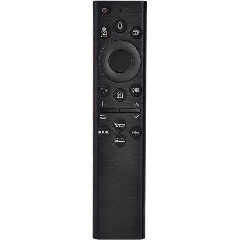 Replacement remote control with voice control for Samsung TVs.