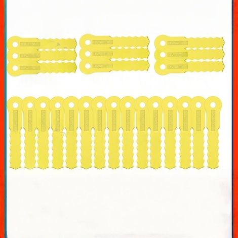 24 Stück Ersatzklingen aus Nylon für Rasentrimmer 70289A (1/4)