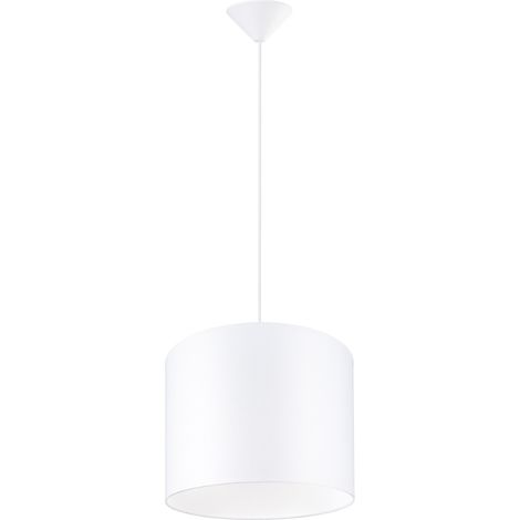 Lampada a sospensione rotonda bianca Ø30 cm NOVA 1xE27 15W SL.1403 Sollux Lighting (1/5)