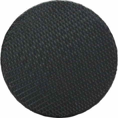Maison Exclusive - Mesa de jardín de ratán sintético negro 60,5x1 (1/5)