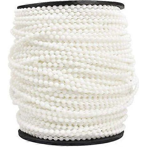Chaînette à billes 4,5 x 6 mm pour store enrouleur, cordon à billes pour rideau enrouleur, accessoire pour store enrouleur (1/5)