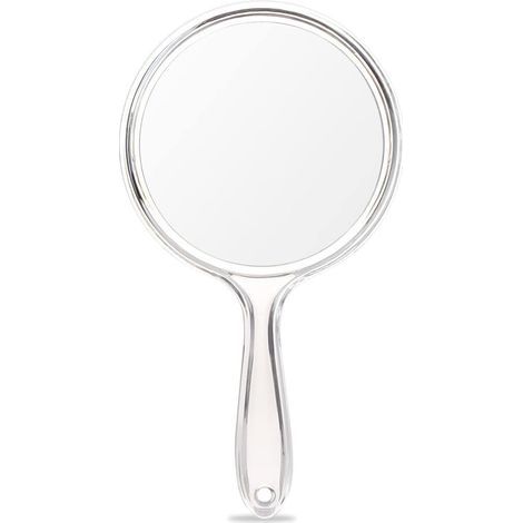 1Pcs Miroir à Main avec poignée,Miroir à Main Double Face,Miroir grossissant,Miroir de Maquillage Portable,Miroir de Poche,Utilisation à la Maison et en Voyage,Maquillage Quotidien des Femmes (1/4)