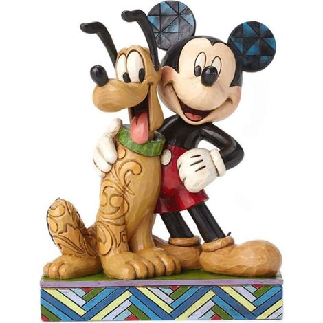 Figurine de Collection Mickey et Pluto (1/2)