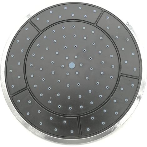 1Pcs Douche Actionnée par Pluie de Forme Ronde en Plastique de 24.5Cm Accessoires Cabine de Buse de Tête de Toit Dessus de La Chambre