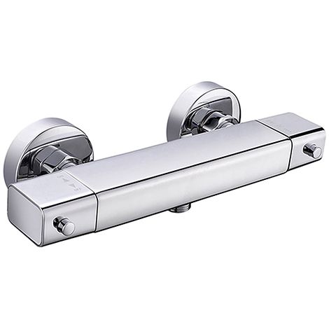 Edouard Rousseau – Mitigeur Douche Thermostatique NIX Chromé – Sécurité Anti-Brûlure – Éco-Stop – Entraxe 150 mm (1/2)