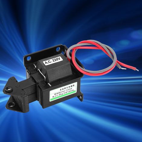 Hochwertiger Wechselstrom-Zugmagnet für die industrielle Automatisierung, 220 V AC, 14,7 N, 15 mm Hub, MQ8(SA)-2502 (1/5)