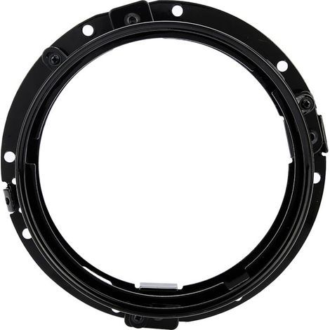Soporte de montaje para faros delanteros de 7 pulgadas, anillo redondo para Jeep Wrangler (negro) (1/5)