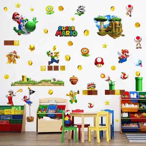 Mario-Aufkleber 100 x 92 cm, automatisches Synthese-Wandbild, neue kreative C (1/5)