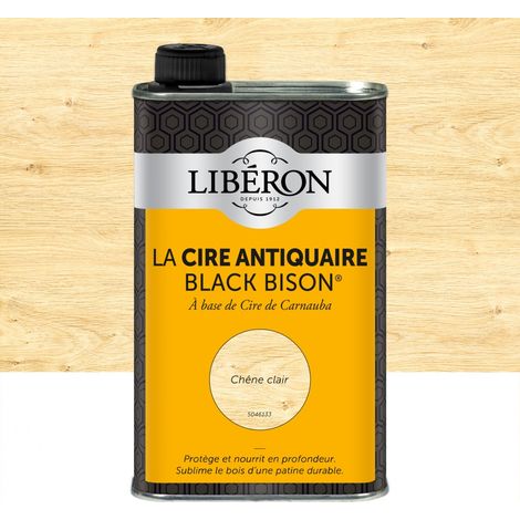 Cire Black Bison 0.5l Chêne Clair - Liberon (1/5)