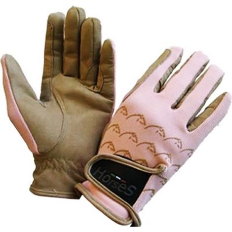 XS, Beige et orange: Gants unisexe avec paume en faux cuir modèle Cavallini (1/5)
