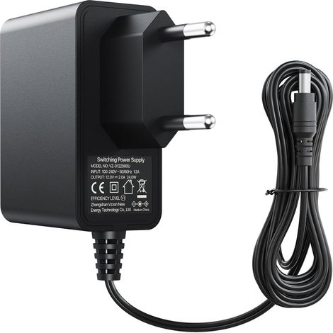 EU Plug Bloc d'alimentation DC 12V 2A Adaptateur Secteur d'alimentation Transformateur 5.5mm x 2.1mm, USB (1/5)