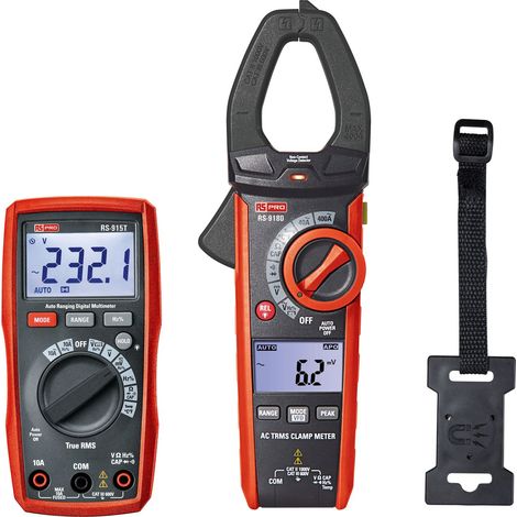 Kit multimètre RS PRO RS-915T & RS-9180 ( Prix pour 1 )