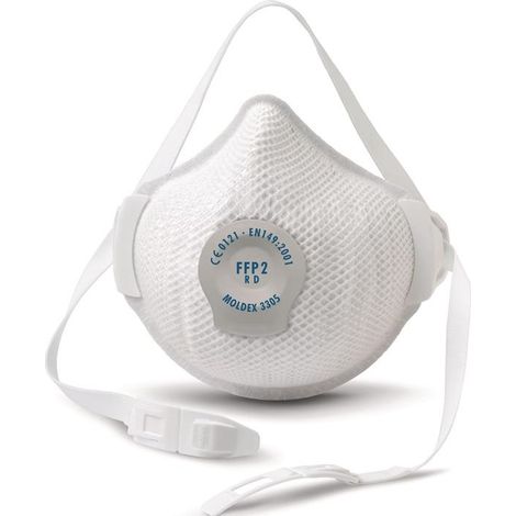 MOLDEX Masque de protection respiratoire AIR Plus 330501 FFP2 / V R D 5 pièces ( 4000370707 ) (1/2)