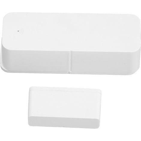 Set mit 2 Tür-/Fensteröffnungssensoren, Alarm mit roter LED, schnelle Reaktionszeit, Datenspeicherung, Sprachsteuerung (1/5)