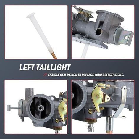 KINZON Vergaser-Reparatursatz 299437 für Briggs & Stratton 4-Takt-Motoren, geeignet für kleine Motoren und Stratton 135200 131231 100200 (1/5)