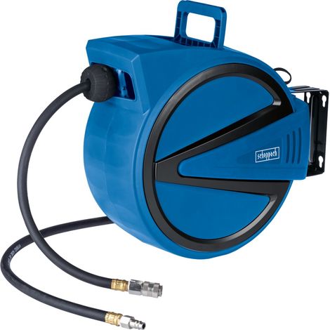 Avvolgitubo automatico tubo aria compressa 15 mt Scheppach ahr15