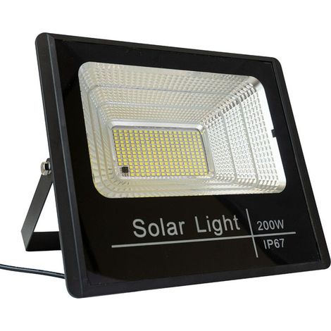 Projecteur solaire LED d'extérieur avec panneau solaire 150 lumens 45W - Projecteur solaire LED d'extérieur avec panneau solaire 150 lumens 45W (1/4)