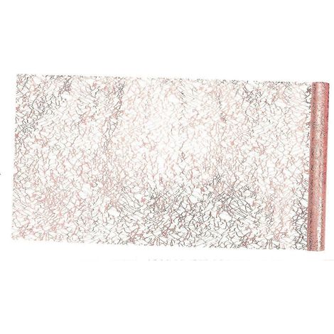 Chemin de table à paillettes en rouleau, décoration de table, nappe pour les fêtes, centre de table à la maison-Pink Red 28cmx500cm